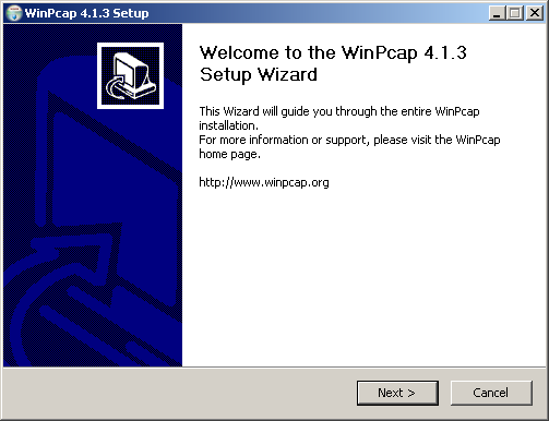 KinetiC-NC CAM Installation - WinPCAP Setup Wizard
